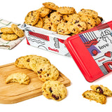 David's Cookies Cranberry Pistachio Biscuits Sweet Sampler in Love Tin - 9.3oz Irresistible Crunch, Snacks & Bakery Treats - Ide