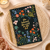 Lauret Blanc Spiral Notebook A5 Size, 144 Ruled Pages, 90 Gsm, Softcover (B)