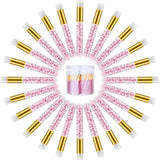 80 Pcs Lash Shampoo Brushes with Container Pink Eyelash Cleaning Bulk Glitter Eyelash Extension Cleansing Crystal Facial Cosmeti