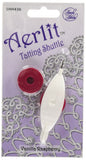 Handy Hands Aerlit Tatting Shuttle with 2 bobbins SHH436 Vanilla Raspberry