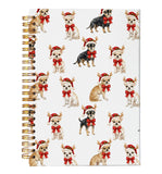 VNWEK Christmas Chihuahua Spiral Notebook Journal 5.5x8.3 Inch