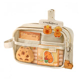 IN Chenthy Kawaii Capybara Bag Kit, Capybara Stationery Set, Cute Pencil Case with Doll+Notepad+Pendant+Stickers+Pin+Diary Clip+