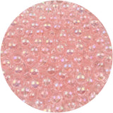 Mulutoo 400Pcs 8mm Acrylic AB Colors Round Beads Acrylic Beads Round Spacer Beads with Hole for Earring Bracelet Necklace Key Ch