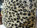 Plutus Brands Plutus Cheeta Handmade Throw Pillow, 20 X 26 Standard, Taupe/Black