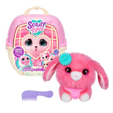 SCRUFFALUVS Pet Scruffs Pink - Mystery Plush Toy, 7.5 Tall - Wash to Reveal 1 of 3 Rescue Pets: Puppy, Bunny, or Kitty - Include