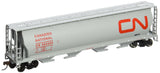 Bachmann Trains Canadian 4 Bay Cylindrical Grain Hopper Canadian National HO Scale
