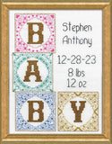Design Works Crafts Baby Blocks Counted Cross Stitch Kit
