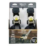 Nite Ize CamJam Ratchet Strap System - Easy-Release Patented Lever Pawl - Tie Down Straps & Ratchet with Adjustable Positioning