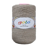 golo Wool Cone Yarn for Weaving 8.8oz 400yd 100% Wool Yarn for Hand Knitting 439-Beige
