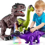 JUKUDAHU Dinosaur Toys for Kids 3 4 5 6 7 8 Years Old - Electronic Walking Dinosaur Figures for Boys 4-7 5-7, Toddler Dinosaur S