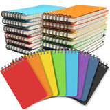 OSIMIG 24 Packs Small Pocket Spiral Notebooks Bulk 3x5 Inch, Pocket Notepad