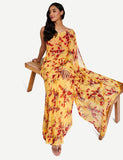Satrani Womens Woven Polyester Saree (1850St173_Yellow)