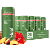 Huel Daily Greens Ready-to-Drink | Peach Hibiscus Superfood Greens | 42 Vitamins, Minerals, and Wholefood-Sourced Ingredients |
