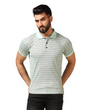 Toplot Men'S Regular Fit Half Sleeve Casual Polo T-Shirt (Lining-Polo-5166-Pista-S),Pista,,B0CXT6SJB6