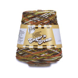 Lily Sugarn Cream Cotton Cone Yarn, 14 oz, Woodland Trail Ombre, 1 Cone