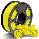 TECBEARS Rapid PETG Filament 1.75mm,High Speed 50-600mm/s 3D Printer Filament, High Toughness PETG, Yellow 1KG