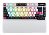 ASUS ROG Azoth X Wireless Mechanical Gaming Keyboard 75% TKL, TriMode Connectivity, Hot Swappable Prelubed ROG NX V2 Snow Li