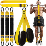 HPYGN Pull Up Assistance Bands, Heavy Duty Pull Up Resistance Bands with Fabric Feet/Knee Rest, Adjustable Chin Up Assistance Ba