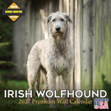 Irish Wolfhound Calendar 2027 - 16 Month Dog Wall Calendar, Monthly Planner, Large Writing Blocks, Thick No Bleed Paper, Made in