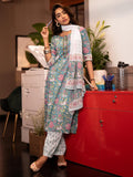 Libas Women'S Cotton Kurta Set (400083O_Blue_M)