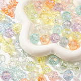 ANCADN 60pcs 16mm Acrylic Beads,Chunk Bubblegum Beads,Beads for Pens,Shine Disco Ball Beads,Jumbo Plastic Beads for Necklace Jew