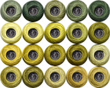 Soft 20 Colors Classic Crochet Thread 20 Pack,100% Cotton (Khaki Green-522-370)