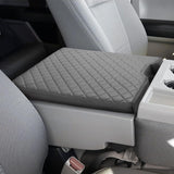 JOYTUTUS Center Console Cover Compatible with 2015-2025 Ford F150, 2017-2025 F250 F350 F450 with 40/20/40 Jump Seat, Leather Arm