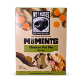 Wet Noses Moments Non-GMO Chicken Pot Pie Bone Crunchy Dog Treats - 14oz | No Corn, Wheat, Soy or Peas, Made with 6 Simple Ingre