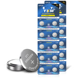 YKM 371 SR920SW Battery AG6 370 371 V371 1.55V Silver Oxide Batteries Replacement for Watch Button Coin Battery 20 Pack