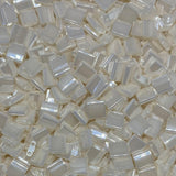 Miyuki Tila Beads - 2 Hole Square Beads, 5x5x1.9 mm, 5 Grams Glass Beads Ceylon Cream (TL592)