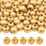 Mandala Crafts 500 14mm Round Large Wooden Beads for Crafts Macrame Supplies - Customizable Gold Natural Wood Beads Bulk with Ho