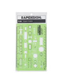 Rapidesign Fluid Power Template, 1 Each (R46)