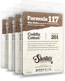 Shortie's Candle Company Cuddly Cotton Wax Melts Bulk Pack - Formula 117-4 Highly Scented 3 Oz. Bars (12 Oz. Total) - Made with