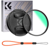 K&F CONCEPT 82mm MC UV Lens Protection Filter with Lens Cap Optical Glass Ultra Slim 18 Multi-Layer Coatings Camera Lens UV Filt