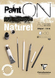 Clairefontaine PaintOn MultiTechnique Naturel Pad, 250 g, A3, 30 Sheets