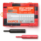 Dowire Heat Shrink Tubing Kit - 3:1 Ratio - Adhesive Lined - Wire Shrink Wrap Tubing - Waterproof Marine Grade Shrink Tube - 200