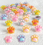 30 pcs Cat Paw Push Pins, Cute Animal Decorative Thumbtacks,Cartoon Drawing Pins for Cork Board,Photo Wall,Memo Paper,Menu Maps,