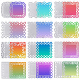 Censen 12 Piece Metal Die Cuts Set Lace Flower Border Cutting Dies for Card Making Different Patterns Cut Stencils Decorative Em