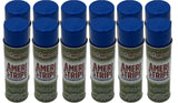 Ameri-Stripe Royal Blue Athletic Field Marking Paint, 12 Cans (18 oz Each) - Water Based, Eco-Friendly, Fast-Drying Aerosol Pain