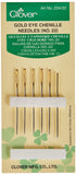 Clover Gold Eye Chenille NeedlesSize 22 6/Pkg, 1 Count (Pack of 1), White
