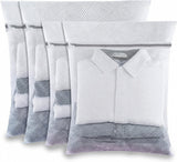 Mesh Laundry Bags for Washing Machine, Large 60x50cm and Medium 50x40cm, Durable with Zip Reusable Clothes Washing Bags for Trav