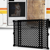 Gisafai 18 Inch High Adjustable RV Door Screen Protector Adjusts from 21''- 31.5'' Aluminum RV Screen Door Protector for Dog Gri