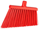 Vikan 29144 Broom,Angle Cut,Stiff,11inch,PP/PET,Red