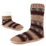 Cozylook Mens Slippers Indoor Soft Sole Warm Fleece Lined Slipper Socks for Men Size 8-9