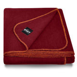Knit Outdoor Large Military Wool Blanket - Warm & Thick Emergency Survival Blanket Great for Camping, Outdoors, Sports Events, P