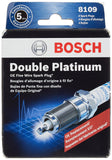 BOSCH 8109 OE Fine Wire Double Platinum Spark Plug - Single