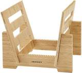 Crosley AC1052A-BA Record Storage Display Stand, Bamboo