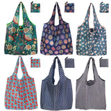 Noilk Reusable Grocery Bags, 6 Pack 50Lbs Foldable Fashion Washable Shopping Bags, Large Boho Tote Bags For Groceries, Bulk Mark