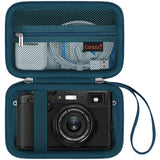 Canboc Carrying Case for Fujifilm X100V/ X100VI/ X100F/ X100S Digital Camera, Zipper Mesh Pocket fit USB Cable, Blue (Case Only)