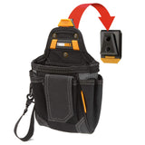 ToughBuilt - Warehouse Tool Pouch - 9 Pockets and Loops, Covered Cell Phone Holder, Tape Measure Clip, Notebook Holster, Premium